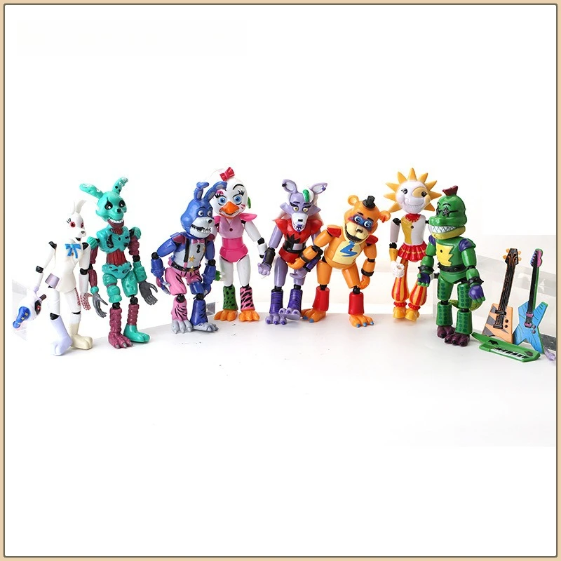 8pcs/Set FNAF Five Nights At Freddy's Figure Toy PVC Model Collection Toys 5.5 inch Figures Figurine Desktop Decoration Gifts
8pcs/Set FNAF Five Nights At Freddy's Figure Toy PVC Model Collection Toys 5.5 inch Figures Figurine Desktop Decoration Gifts