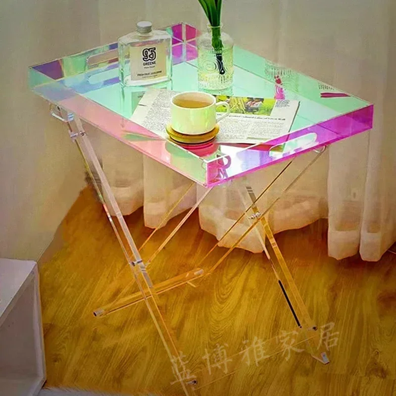 Acrylic Nordic Side Table Modern Design Floor Folding Coffee Table Hallway Minimalist Muebles Auxiliares Decoration Accessories
Acrylic Nordic Side Table Modern Design Floor Folding Coffee Table Hallway Minimalist Muebles Auxiliares Decoration Accessories