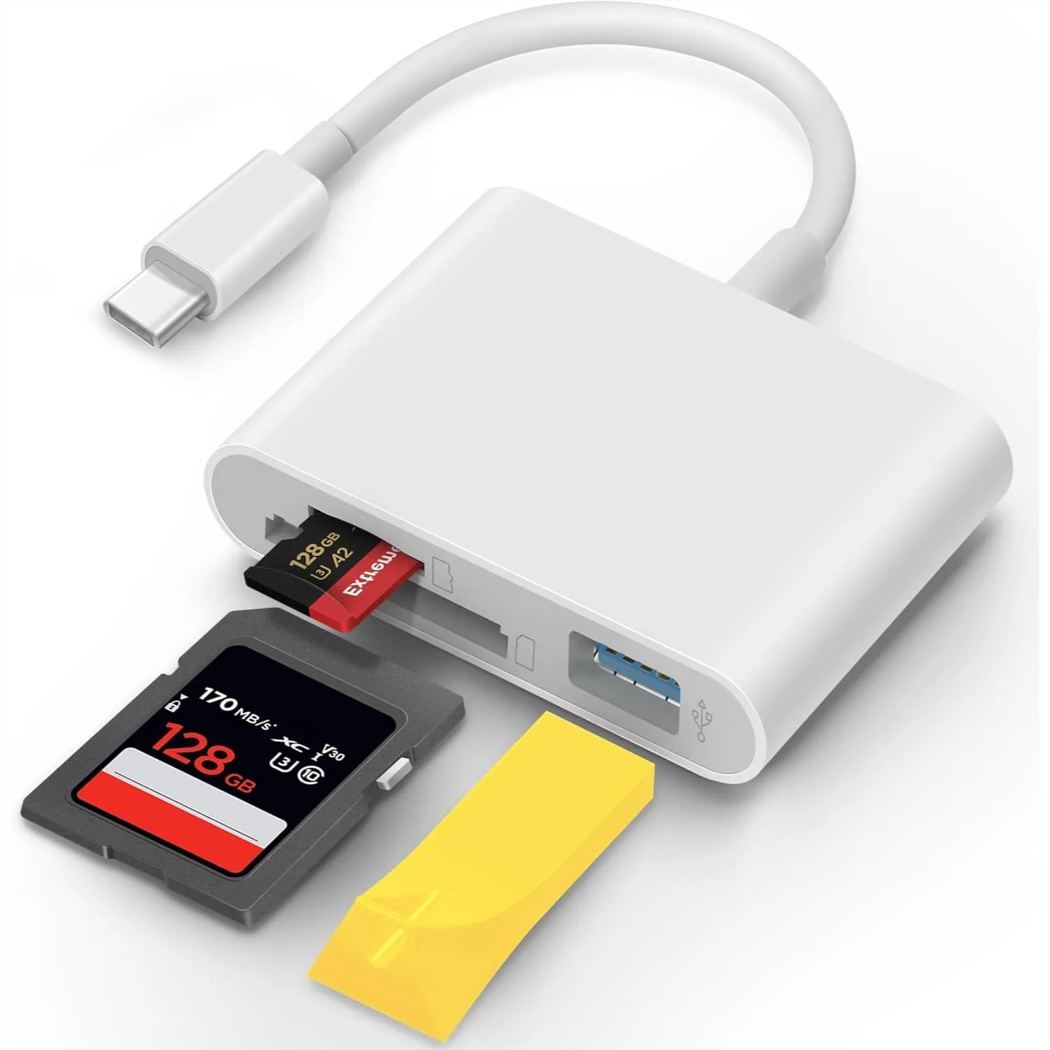 USB C SD Card Reader for iPhone 15 16 iPad Mac 3 in 1 Dual Slots USB Port Memory Card Adapter
USB C SD Card Reader for iPhone 15 16 iPad Mac 3 in 1 Dual Slots USB Port Memory Card Adapter