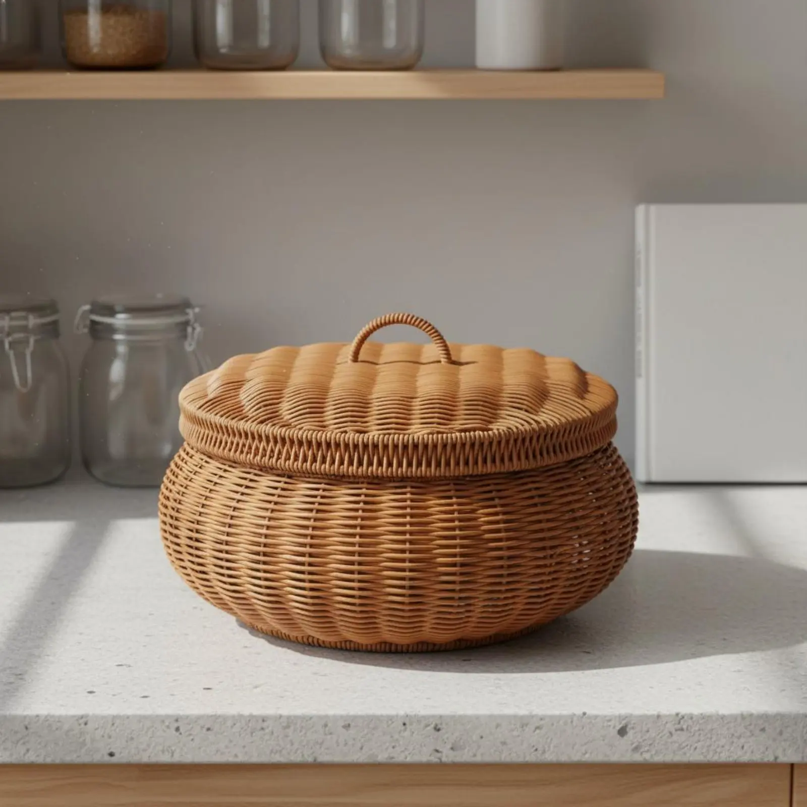 Fruit Snack Basket Handmade Round Rattan Basket Hand-Woven Decorative for Home, Tabletop
Fruit Snack Basket Handmade Round Rattan Basket Hand-Woven Decorative for Home, Tabletop