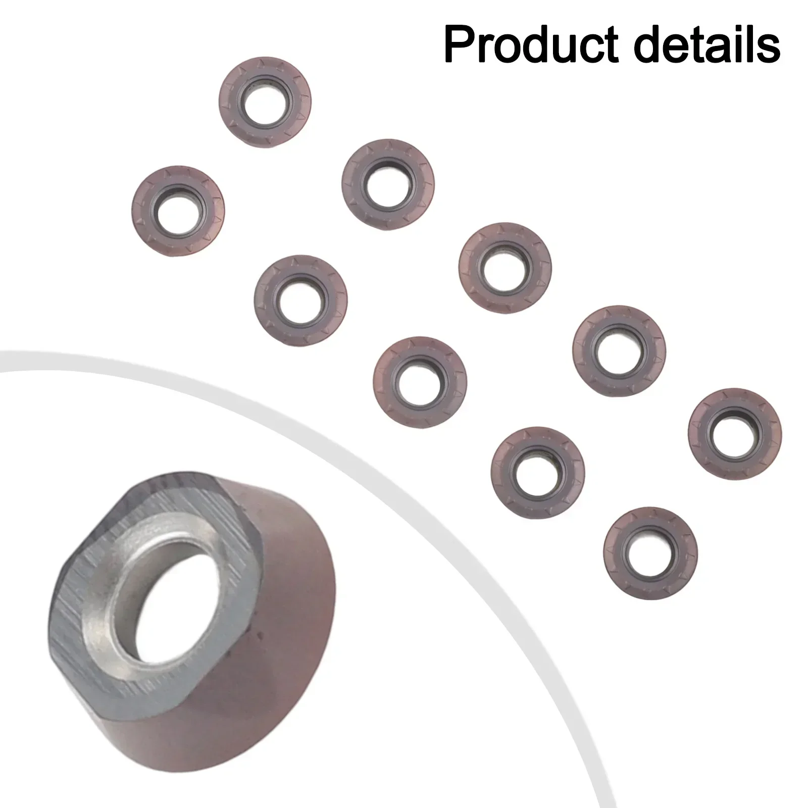 RPMT08T2M0EJS Carbide Insert Blade for Lathe and Milling Cutter for Steel Stainless Steel and Cast Iron Processing
RPMT08T2M0EJS Carbide Insert Blade for Lathe and Milling Cutter for Steel Stainless Steel and Cast Iron Processing