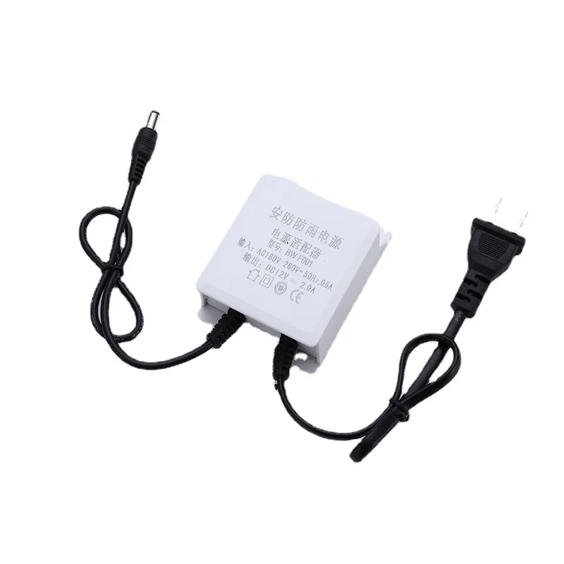 AC 100V-240V DC 12V 2A Waterproof Power Supply Security Engineering Camera Power Adapter Outdoor Rainwater Adapter 
AC 100V-240V DC 12V 2A Waterproof Power Supply Security Engineering Camera Power Adapter Outdoor Rainwater Adapter