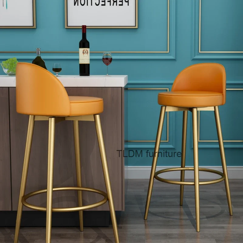 Lounge Office Bar Chair Counter Height Waterproof Rose Gold Restaurant Art Bar Stool Leather Round Taburete Alto Home Furniture
Lounge Office Bar Chair Counter Height Waterproof Rose Gold Restaurant Art Bar Stool Leather Round Taburete Alto Home Furniture