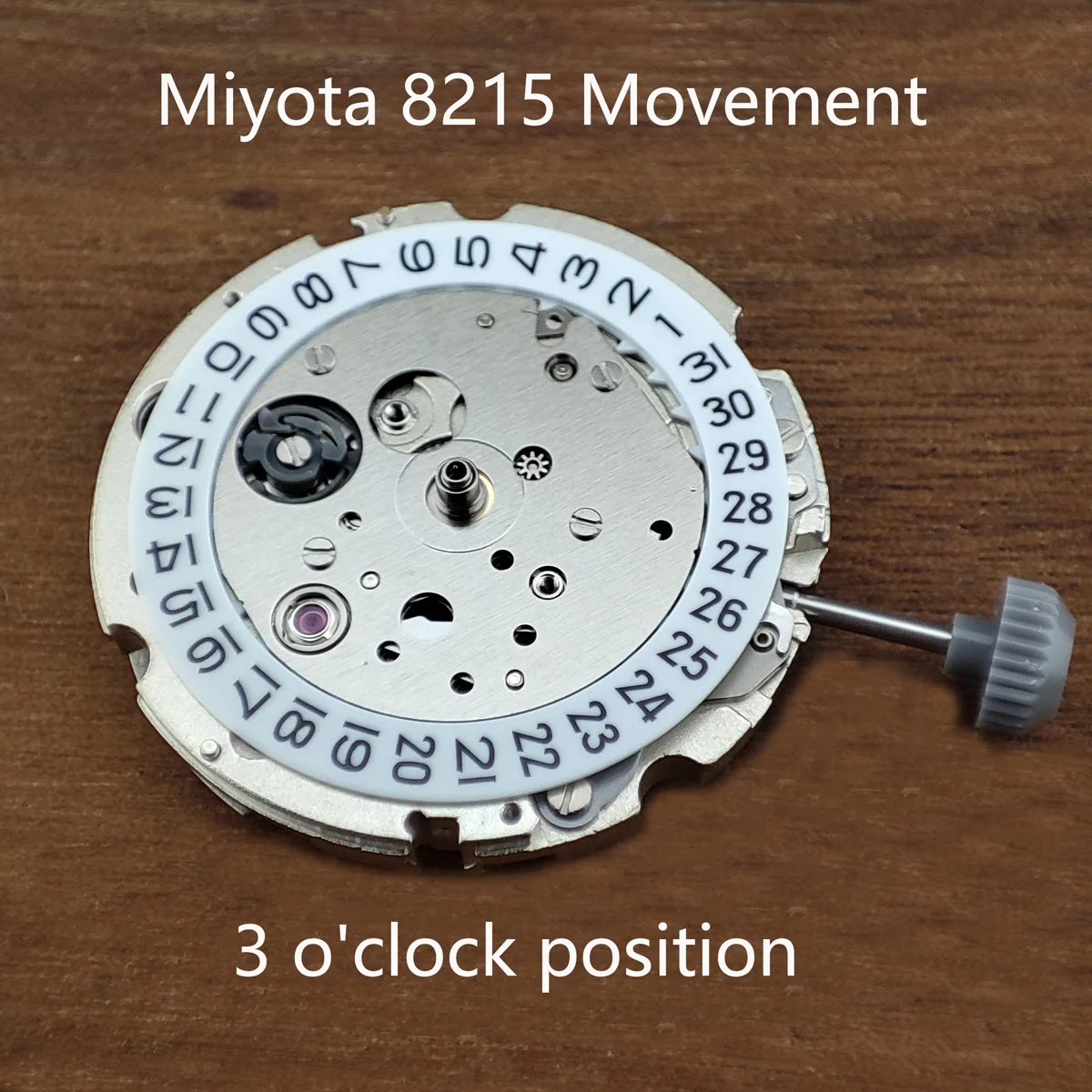 Miyota 8215 Premium Mechanical Movement8215 White Datewheel Automatic Self-winding High Accuracy Movt Replace
Miyota 8215 Premium Mechanical Movement8215 White Datewheel Automatic Self-winding High Accuracy Movt Replace