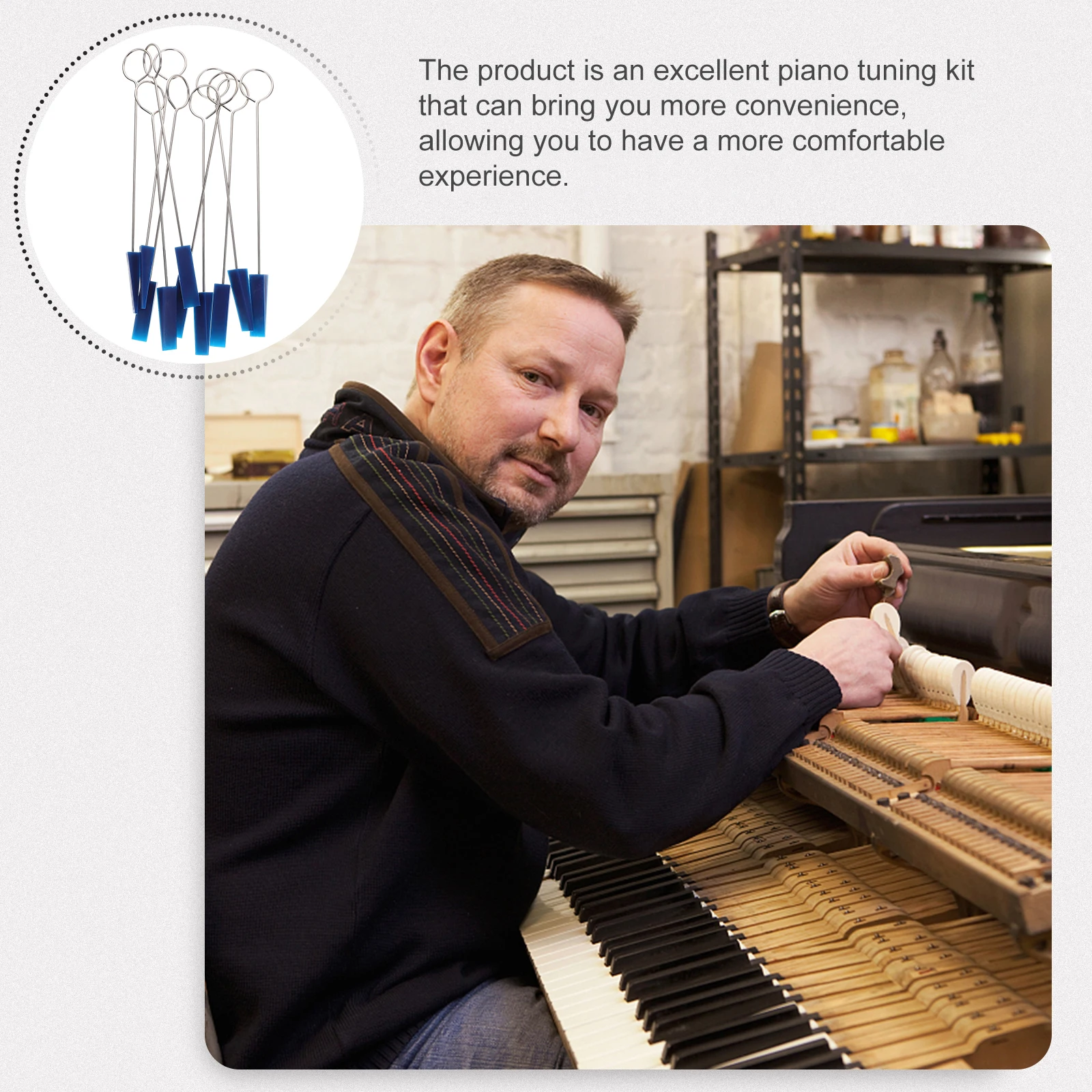 10pcs Piano Tuning Tools Rubber Repair Kit Mute Fixing Blue Professional Tuner Compatible Maintenance Keyboard Structure
10pcs Piano Tuning Tools Rubber Repair Kit Mute Fixing Blue Professional Tuner Compatible Maintenance Keyboard Structure