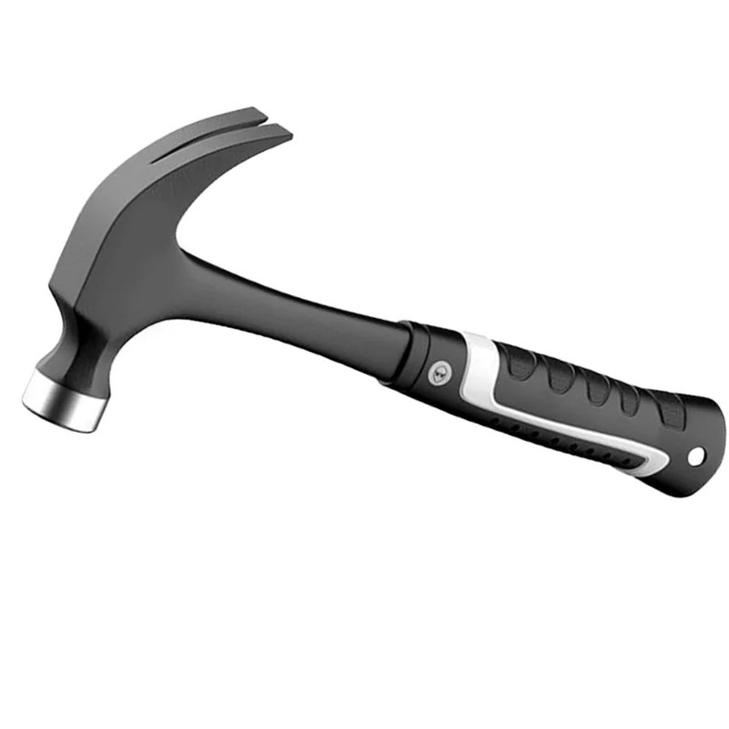 Claw Hammer Heavy Duty Construction Hammer Framing Hammer Shock Absorbing Carbon Steel Head Rubber Mallet For Household
Claw Hammer Heavy Duty Construction Hammer Framing Hammer Shock Absorbing Carbon Steel Head Rubber Mallet For Household