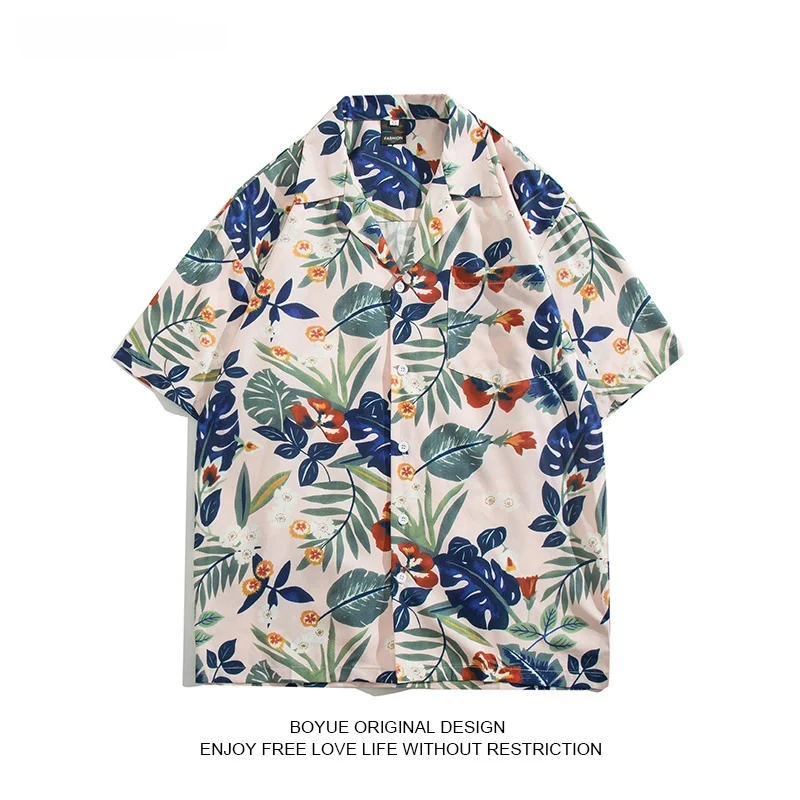 Boyue Cuban Collar Floral irt Summer Casual Loose f Sve Youth Faion Printed Casual M Beach irt Trendy
Boyue Cuban Collar Floral irt Summer Casual Loose f Sve Youth Faion Printed Casual M Beach irt Trendy