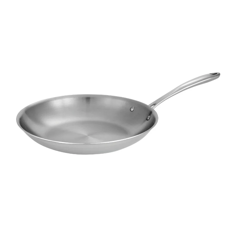 Tri-Ply Clad 12 in Stainless Steel Fry Pan
Tri-Ply Clad 12 in Stainless Steel Fry Pan