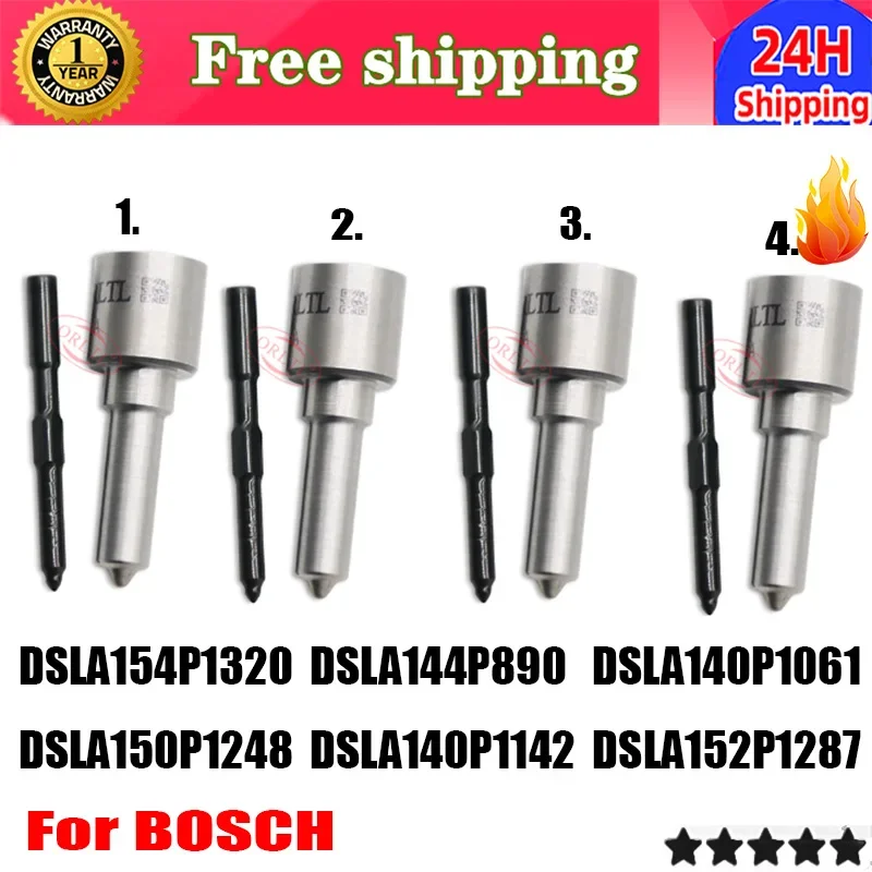 4PCS DSLA144P890 DSLA152P1287 DSLA154P1320 DSLA140P1061 DSLA150P1248 DSLA140P1142 For BOSCH NEW Diesel Rail Fuel Injector Nozzle
4PCS DSLA144P890 DSLA152P1287 DSLA154P1320 DSLA140P1061 DSLA150P1248 DSLA140P1142 For BOSCH NEW Diesel Rail Fuel Injector Nozzle