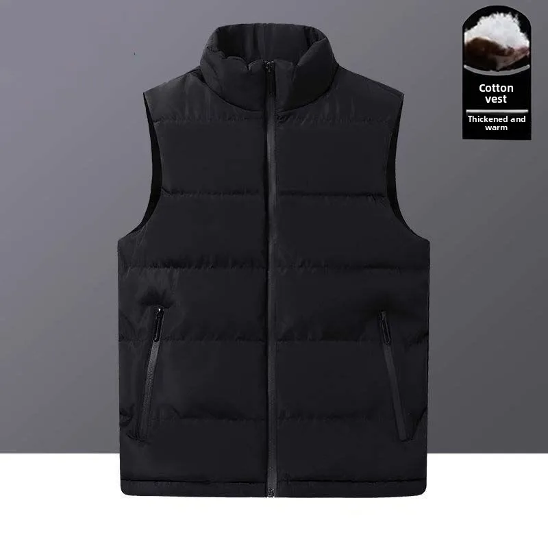 Теплый ветрозащитный хлопковый жилет мужской, с цветным воротником, повседневная верхняя одежда, на подкладке, на молнии, модный
Теплый ветрозащитный хлопковый жилет мужской, с цветным воротником, повседневная верхняя одежда, на подкладке, на молнии, модный