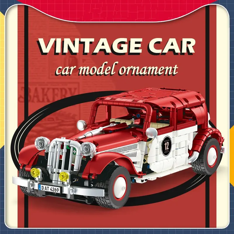 Remote Control Building Block Car Four-Channel Toy Car 12C Retro Vintage Car Model with Lots of Playability
Remote Control Building Block Car Four-Channel Toy Car 12C Retro Vintage Car Model with Lots of Playability