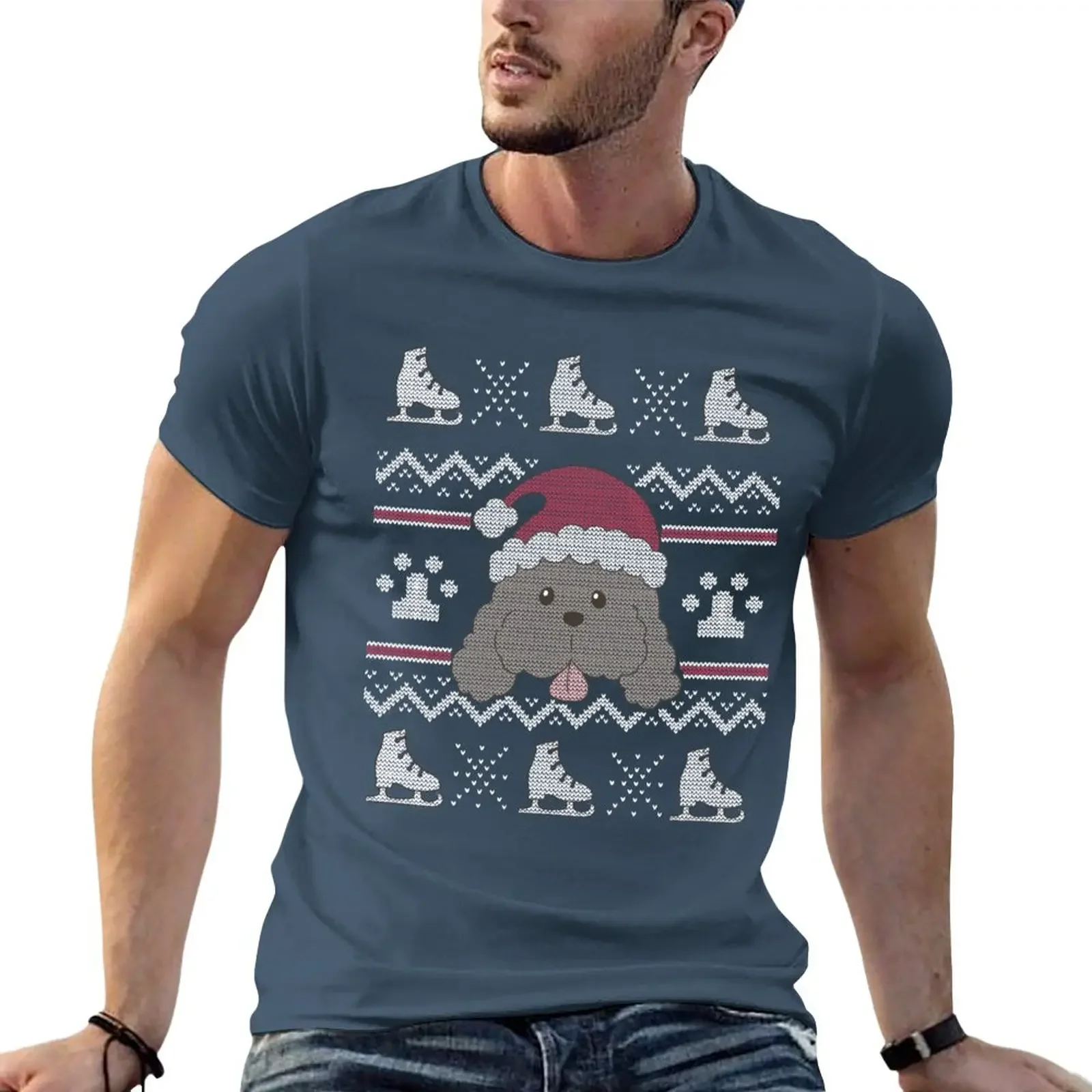 Makkachin Christmas T-Shirt vintage clothes blacks summer tops t shirts for men cotton
Makkachin Christmas T-Shirt vintage clothes blacks summer tops t shirts for men cotton