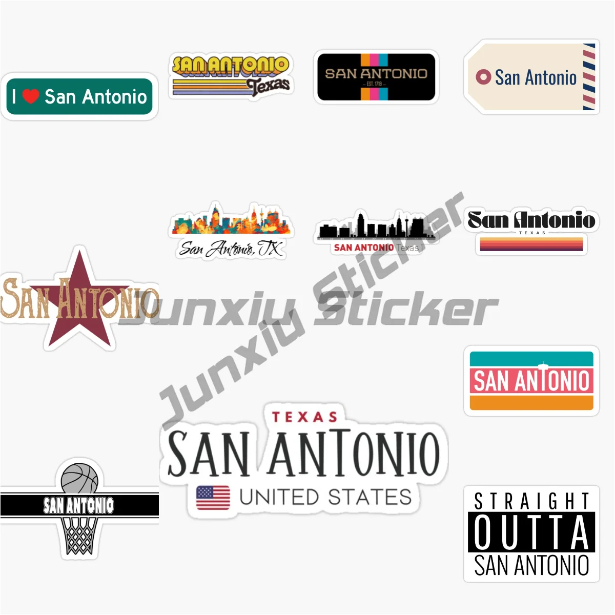 SAN ANTONIO South-central Texas Car Sticker Laptop Truck Vinyl Wall Bicycle Helmet Car Off-road Motorcycle Boat Decal
SAN ANTONIO South-central Texas Car Sticker Laptop Truck Vinyl Wall Bicycle Helmet Car Off-road Motorcycle Boat Decal