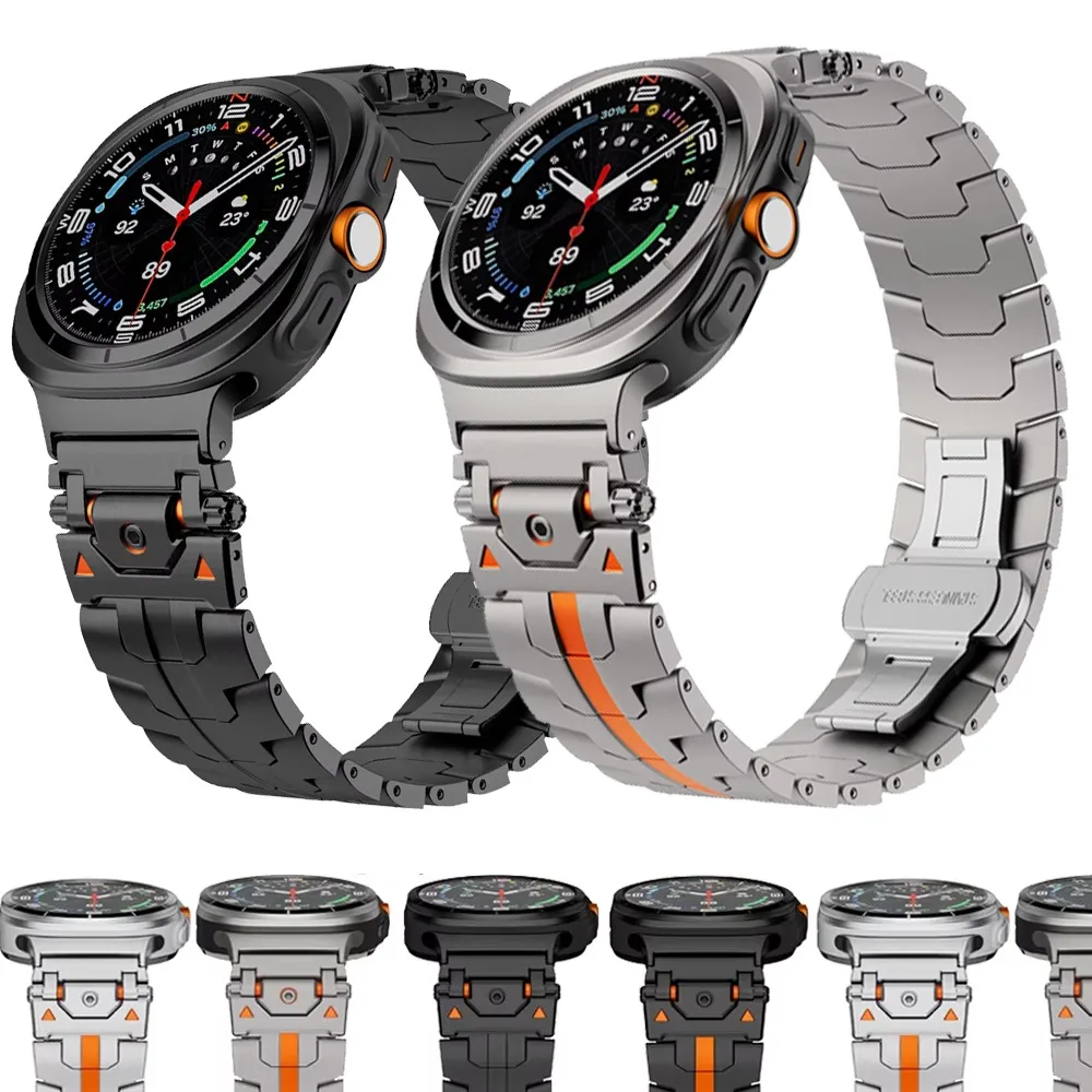 Metal Strap for Samsung Galaxy Watch Ultra 47mm Comfortable Wristband Replaceable Bracelet for Galaxy Watch Ultra 47mm Correa
Metal Strap for Samsung Galaxy Watch Ultra 47mm Comfortable Wristband Replaceable Bracelet for Galaxy Watch Ultra 47mm Correa