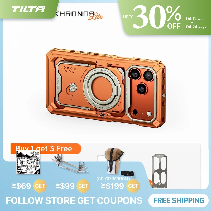 Мобильная видеокарта TILTA Khronos Classic 17 Pro/ Pro Max для iPhone 17 Pro/Pro Max Ultimate Kit с магнитной задней панелью Muti
Мобильная видеокарта TILTA Khronos Classic 17 Pro/ Pro Max для iPhone 17 Pro/Pro Max Ultimate Kit с магнитной задней панелью Muti