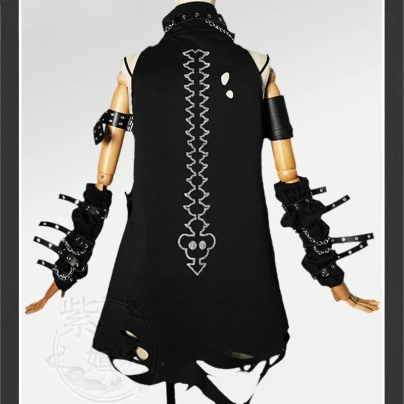Anime Game VSPO Yano Kuromu Cosplay Costume Halloween Outfit Night Kuromu Dark Gothic Y2K Spicy Girl Sexy Rock Party HCos
Anime Game VSPO Yano Kuromu Cosplay Costume Halloween Outfit Night Kuromu Dark Gothic Y2K Spicy Girl Sexy Rock Party HCos