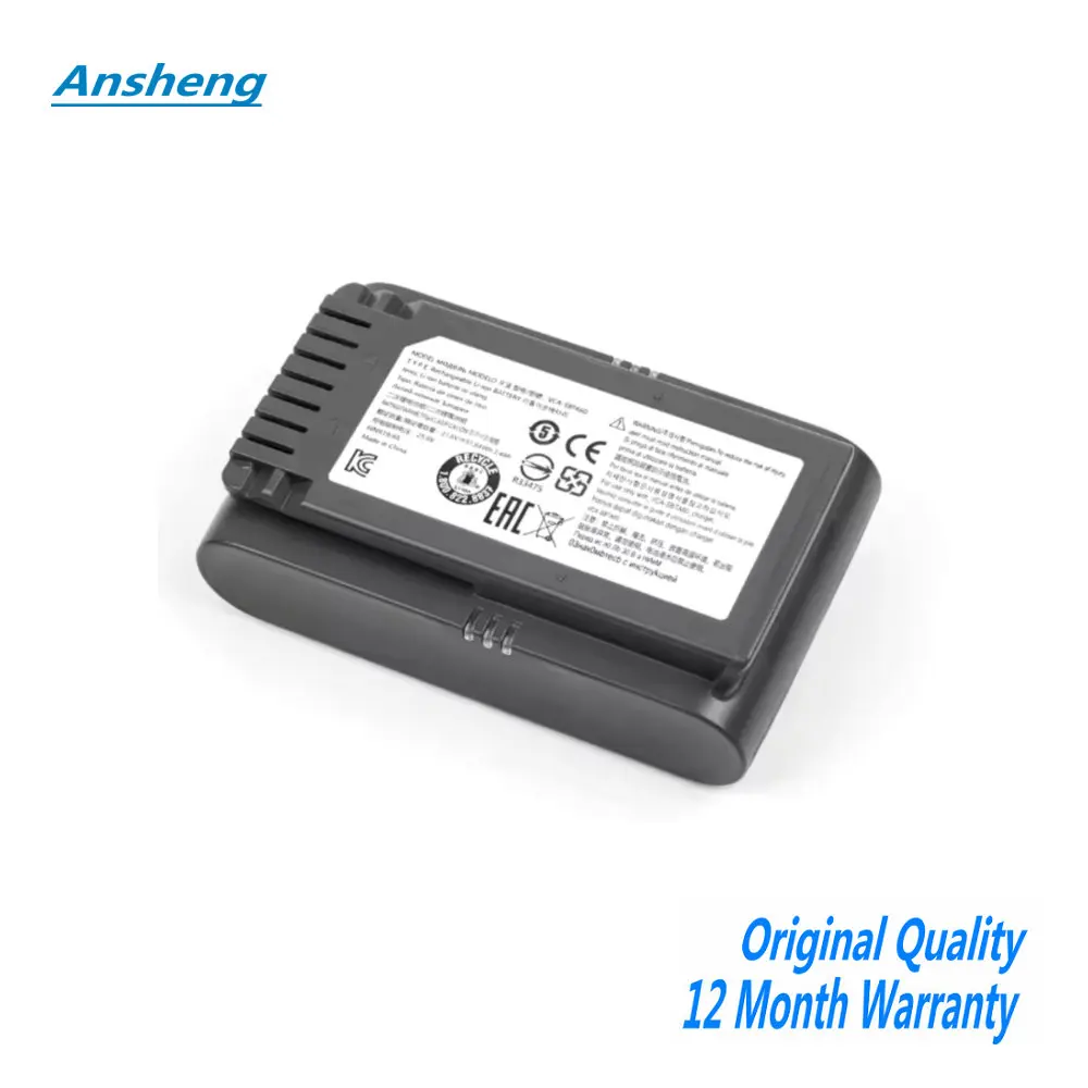 High Quality VCA-SBTA60 Battery For Samsung Jet 60 Turbo Jet 75E Complete VS15A6031R4 VS15A6031R5 VS20B75ACR5 VS20B75ADR5
High Quality VCA-SBTA60 Battery For Samsung Jet 60 Turbo Jet 75E Complete VS15A6031R4 VS15A6031R5 VS20B75ACR5 VS20B75ADR5