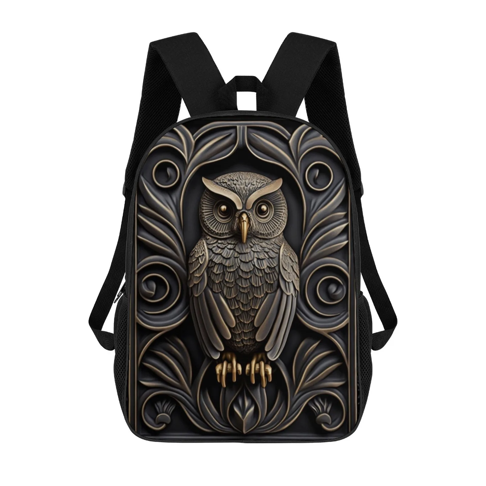 Owl Gold Relief Deco Mochila Escolar Printed Zipper Backpack Book Bag School Backpack For Children 17 Inch School Backpack Bag
Owl Gold Relief Deco Mochila Escolar Printed Zipper Backpack Book Bag School Backpack For Children 17 Inch School Backpack Bag