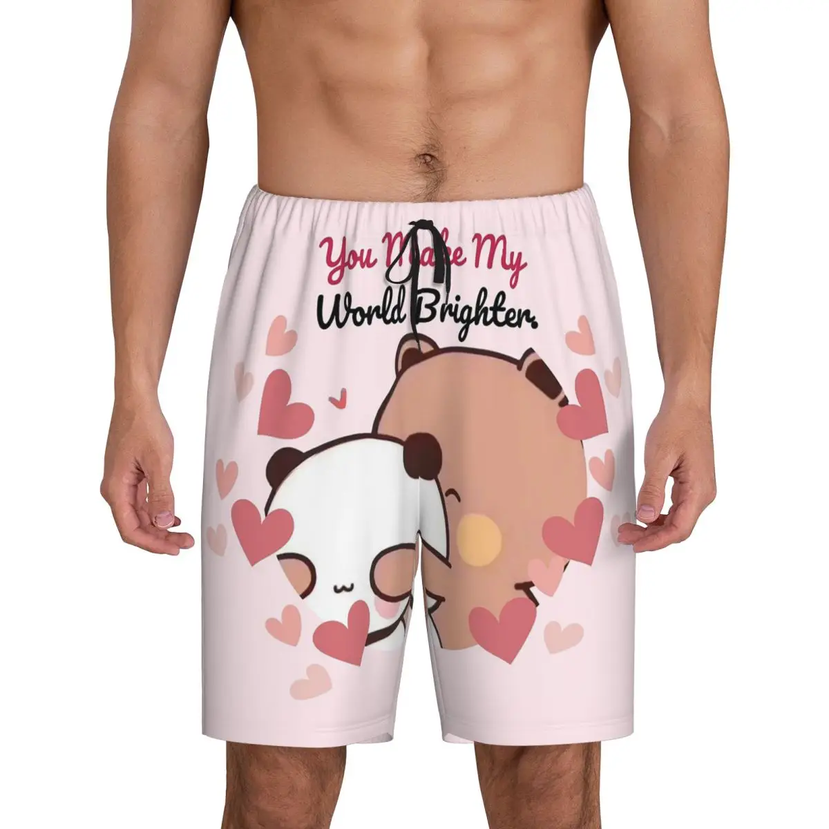 Panda Bear And Brownie True Happy Birthday BUBU DUDU Short Pajama Pants Men Sleepwear Sleep Lounge Bottom Shorts Sleeping Pants
Panda Bear And Brownie True Happy Birthday BUBU DUDU Short Pajama Pants Men Sleepwear Sleep Lounge Bottom Shorts Sleeping Pants
