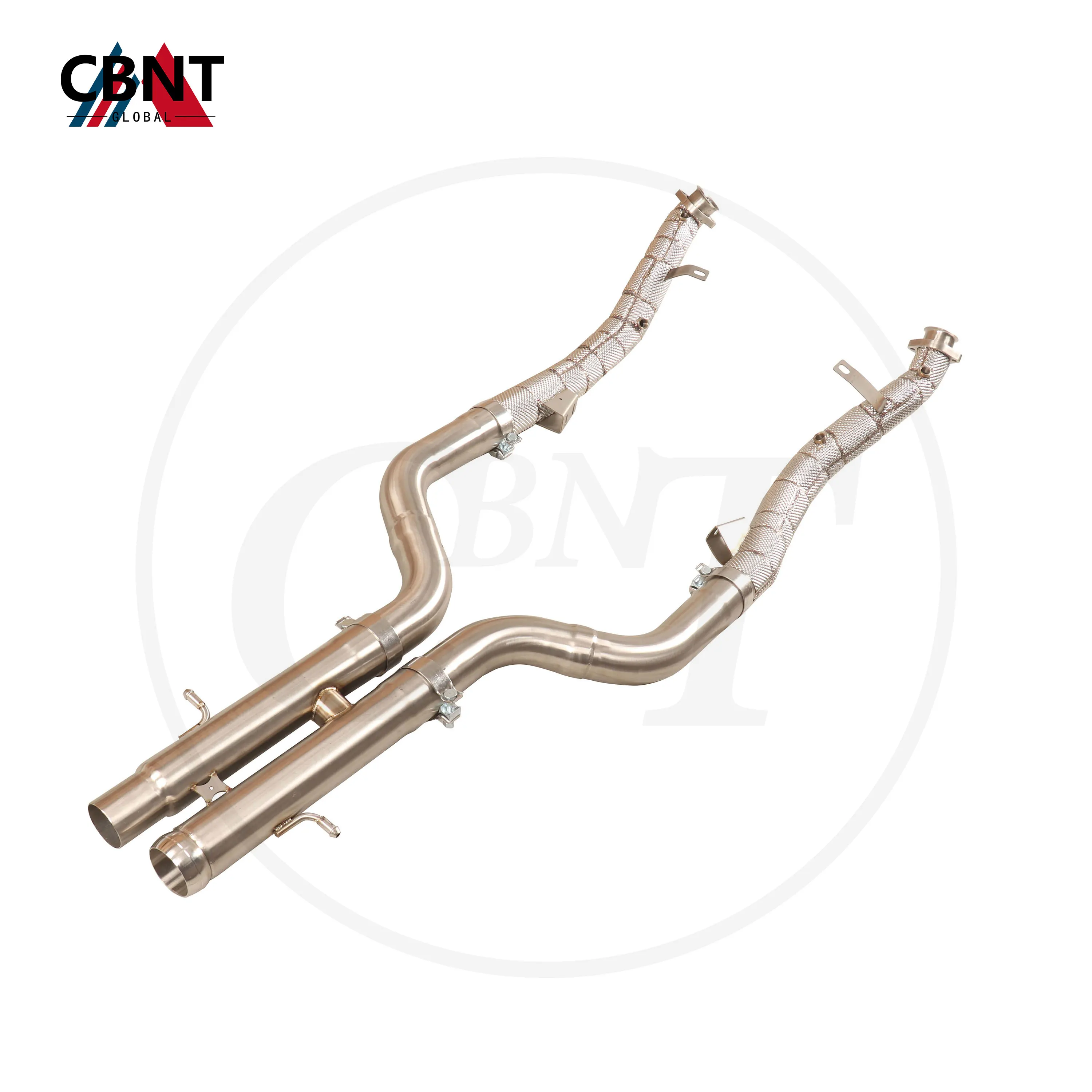 CBNT выхлопная головка для Mercedes Benz W221 S63 S500 S600 5,5 T Catted/Catless Downpipe с тепловым экраном SS304, выхлопная система
CBNT выхлопная головка для Mercedes Benz W221 S63 S500 S600 5,5 T Catted/Catless Downpipe с тепловым экраном SS304, выхлопная система