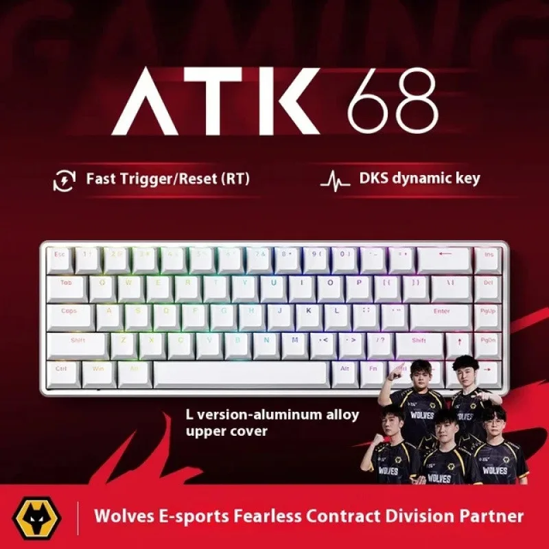 ATK ATK68 Magnetic Switch Keyboard SMART SPEED X Quick Trigger Aluminum Alloy Customization Gaming Keyboard RGB Gamer Varolant
ATK ATK68 Magnetic Switch Keyboard SMART SPEED X Quick Trigger Aluminum Alloy Customization Gaming Keyboard RGB Gamer Varolant