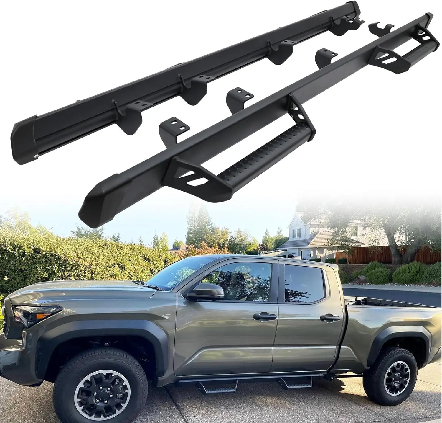 Running Boards Fit for 2024 2025 2026 Toyota Tacoma Double Cab 4th Gen Side Steps Nerf Bar Accessories
Running Boards Fit for 2024 2025 2026 Toyota Tacoma Double Cab 4th Gen Side Steps Nerf Bar Accessories
