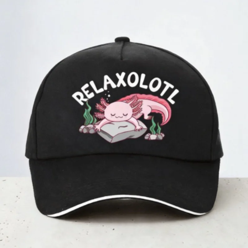 Cute Axolotl Lover Mexican Salamander Relaxolotl baseball cap Cartoon Aesthetic hat for man women summer Trucker hats
Cute Axolotl Lover Mexican Salamander Relaxolotl baseball cap Cartoon Aesthetic hat for man women summer Trucker hats