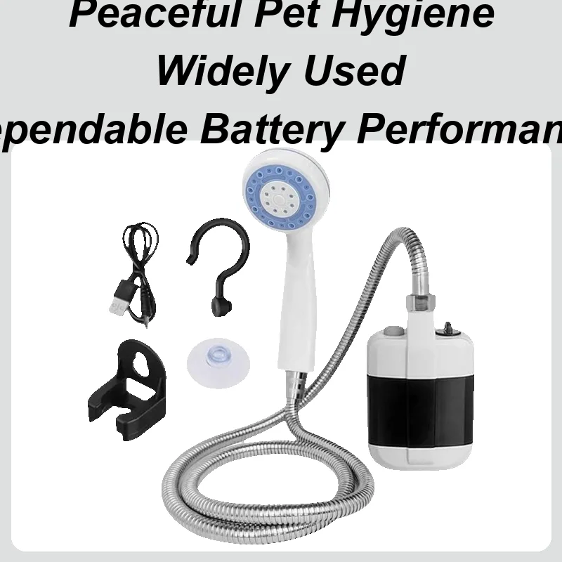 Camping Shower Portable Electric Shower Handheld Rechargeable Pet Washing Device For Travel Hiking Beach Showering Equipment
Camping Shower Portable Electric Shower Handheld Rechargeable Pet Washing Device For Travel Hiking Beach Showering Equipment