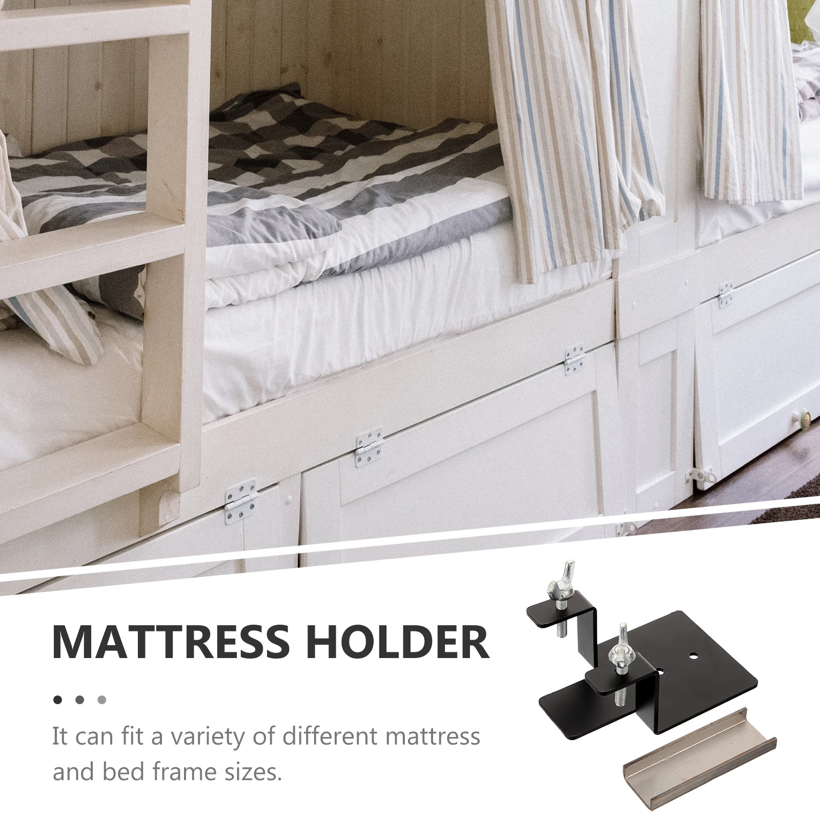 Non-slip Holder Prevents Mattress Sliding Stopper Retainer Gripper for Metal Frame Fixing Bracket Accessories Clip Corner
Non-slip Holder Prevents Mattress Sliding Stopper Retainer Gripper for Metal Frame Fixing Bracket Accessories Clip Corner