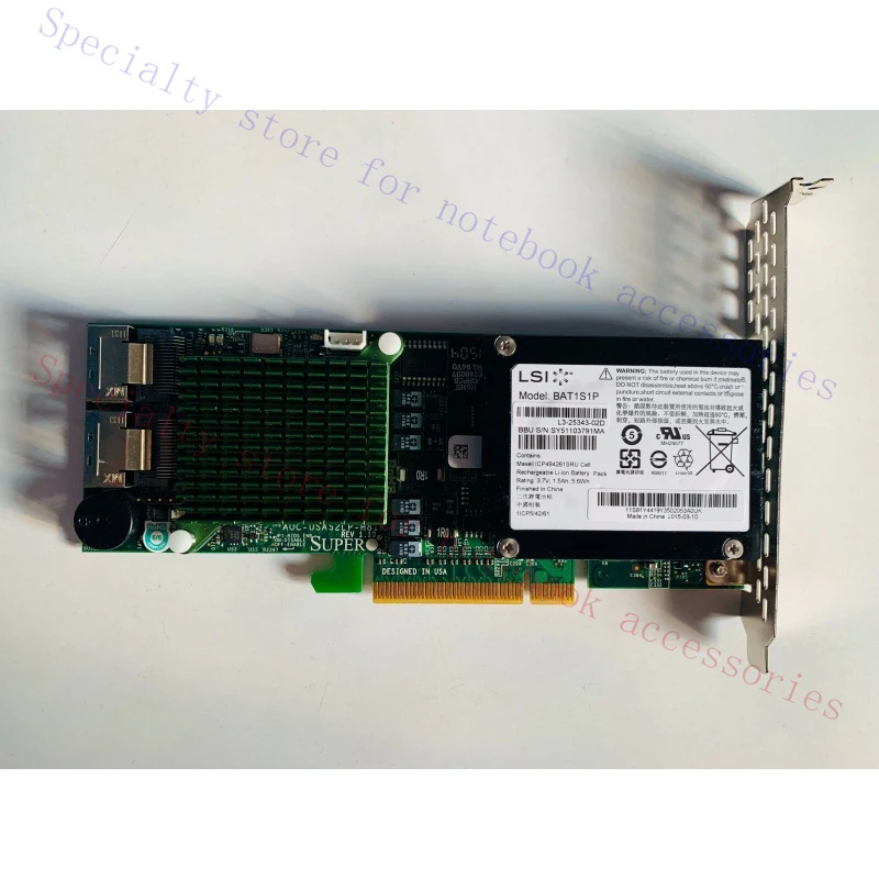 R+ FOR Supermicro AOC-USAS2LP-H8iR 6Gb/s 8-Port SAS RAID Adapter+Battery
R+ FOR Supermicro AOC-USAS2LP-H8iR 6Gb/s 8-Port SAS RAID Adapter+Battery