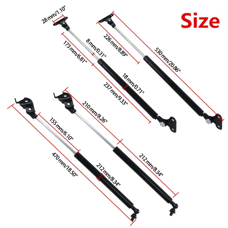 Car Bonnet Front Hood Gas Struts Tailgate Shock Springs Damper Lift Supports Rod For Toyota Land Cruiser 80 Series 1990-1997
Car Bonnet Front Hood Gas Struts Tailgate Shock Springs Damper Lift Supports Rod For Toyota Land Cruiser 80 Series 1990-1997