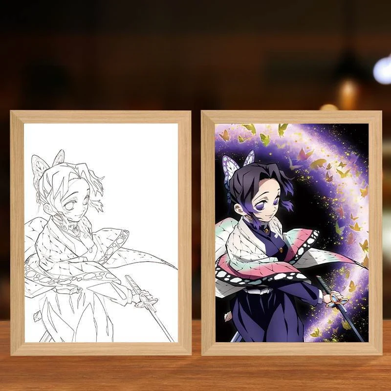 Demon Slayer LED Light Painting Tanjiro Kyojuro Rengoku Anime Sketch Night Light Wall Desk Decor Creative Gift
Demon Slayer LED Light Painting Tanjiro Kyojuro Rengoku Anime Sketch Night Light Wall Desk Decor Creative Gift
