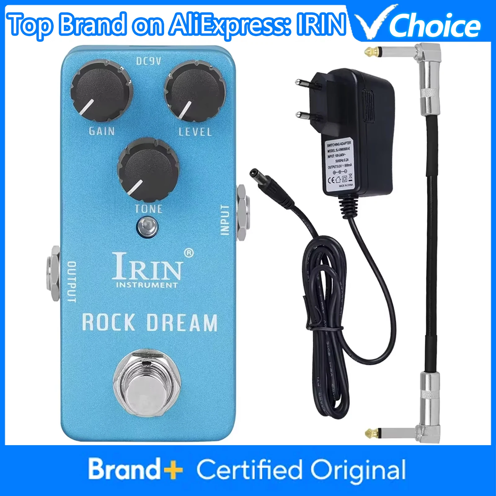 IRIN RS-03 Electric Guitar Effect Pedal Rock Dream Effect Pedal True Bypass Mini Single Guitar Pedal Guitar Accessories & Parts
IRIN RS-03 Electric Guitar Effect Pedal Rock Dream Effect Pedal True Bypass Mini Single Guitar Pedal Guitar Accessories & Parts
