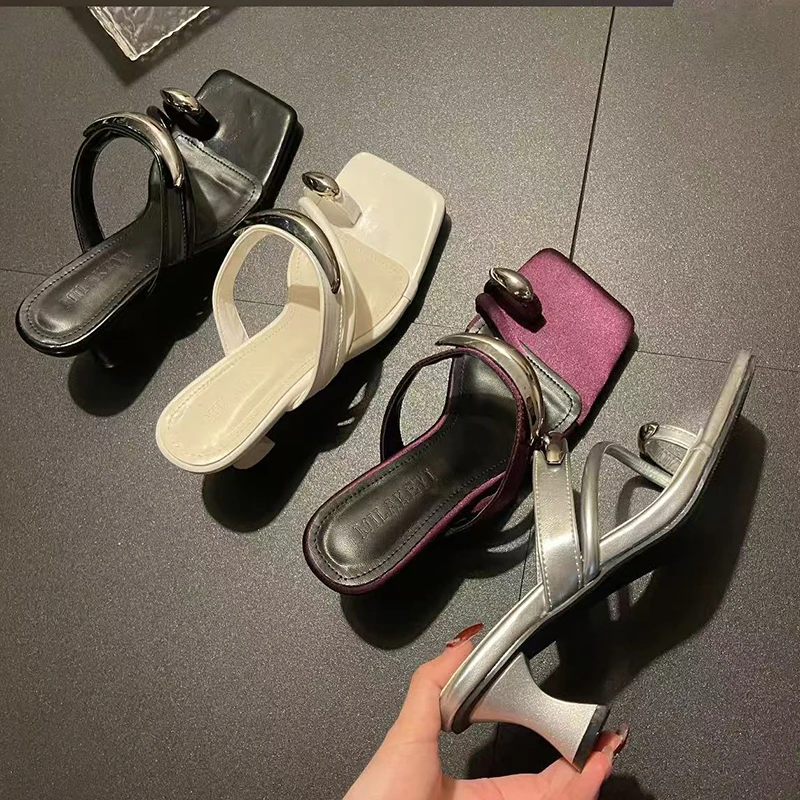 Designer Women High Heeled Sandals Elegant Woman's Slippers Summer 2025 Trend Fashion Pumps Slides Luxury Sandalias De Mujer
Designer Women High Heeled Sandals Elegant Woman's Slippers Summer 2025 Trend Fashion Pumps Slides Luxury Sandalias De Mujer