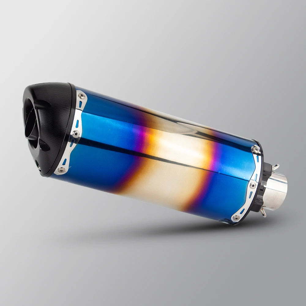 51MM Universal Motorcycle Exhaust Tail Pipe Blue Muffler for Yamaha Tmax530 Gsxr125 Mt07 Duke390 790ADV rebel300 gsx8r
51MM Universal Motorcycle Exhaust Tail Pipe Blue Muffler for Yamaha Tmax530 Gsxr125 Mt07 Duke390 790ADV rebel300 gsx8r