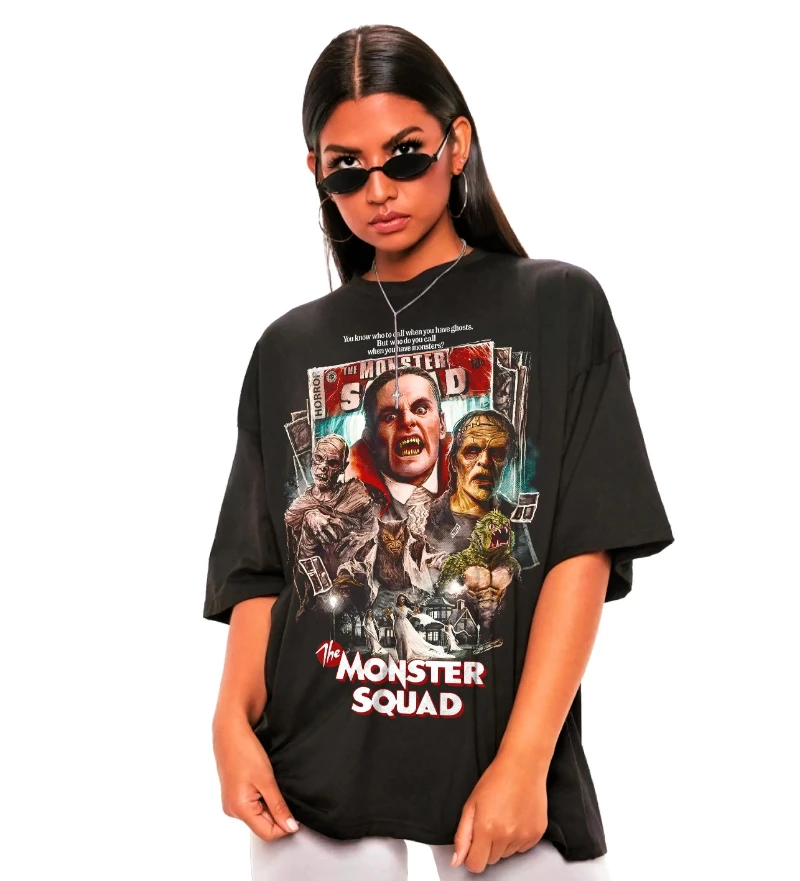 Summer Hot Selling Monster Squad 1987 Shirt - Retro Horror Movie T-shirt, Women's Round Neck Short Sleeve T-shirt
Summer Hot Selling Monster Squad 1987 Shirt - Retro Horror Movie T-shirt, Women's Round Neck Short Sleeve T-shirt