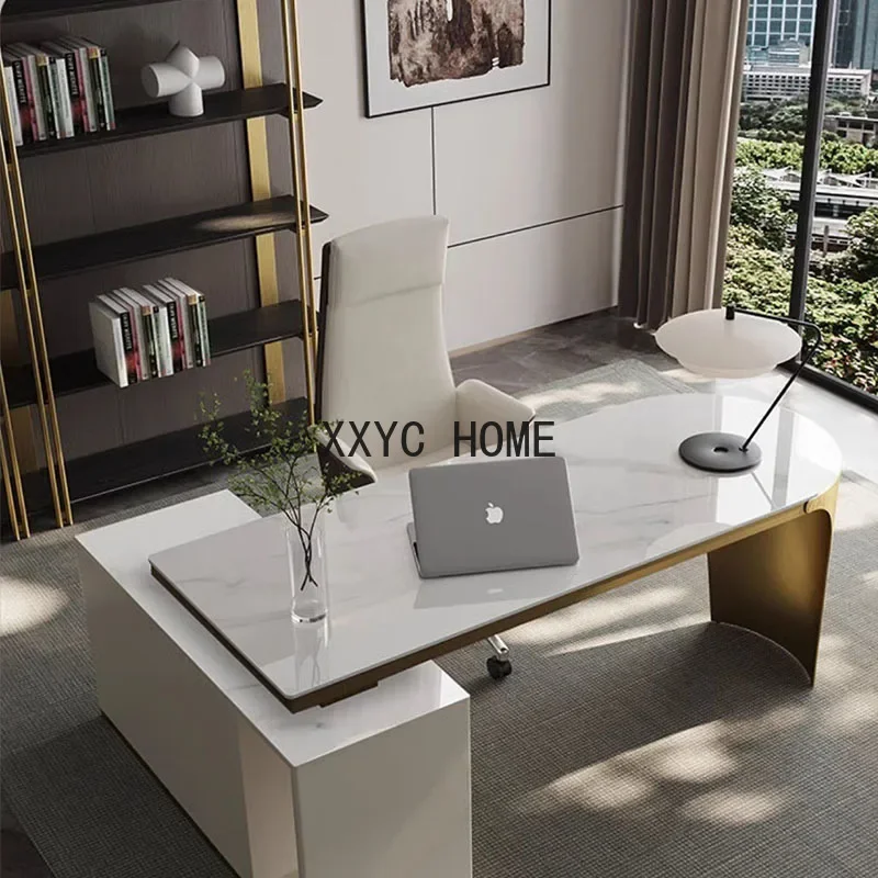 White Rock Board Modern Office Desks Study Corner Computer Writing Luxury Home Computer Desk Chair 책상의자 Office Furniture AA
White Rock Board Modern Office Desks Study Corner Computer Writing Luxury Home Computer Desk Chair 책상의자 Office Furniture AA