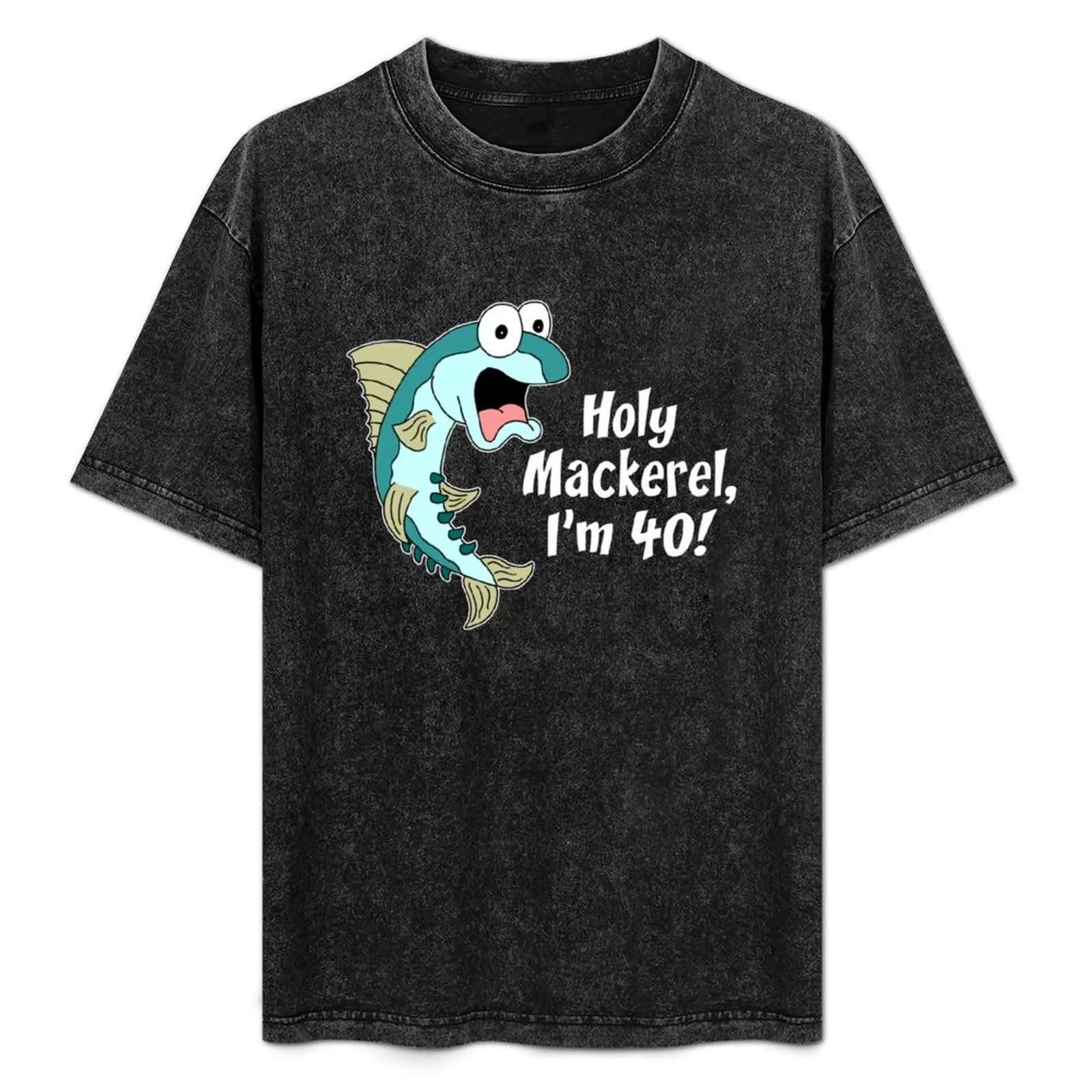 Holy Mackerel I'm 40 Funny 40th Fish Cartoon T-Shirt for a boy summer clothes man clothes anime tshirt plus size men clothing
Holy Mackerel I'm 40 Funny 40th Fish Cartoon T-Shirt for a boy summer clothes man clothes anime tshirt plus size men clothing