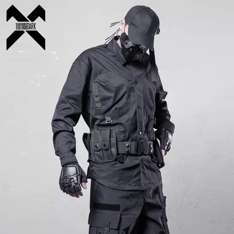 Мужская рубашка-карго Techwear, весна 2023, тактические рубашки с длинными рукавами и несколькими карманами, пальто в стиле хип-хоп, черные топы, Techwear, уличная одежда
Мужская рубашка-карго Techwear, весна 2023, тактические рубашки с длинными рукавами и несколькими карманами, пальто в стиле хип-хоп, черные топы, Techwear, уличная одежда