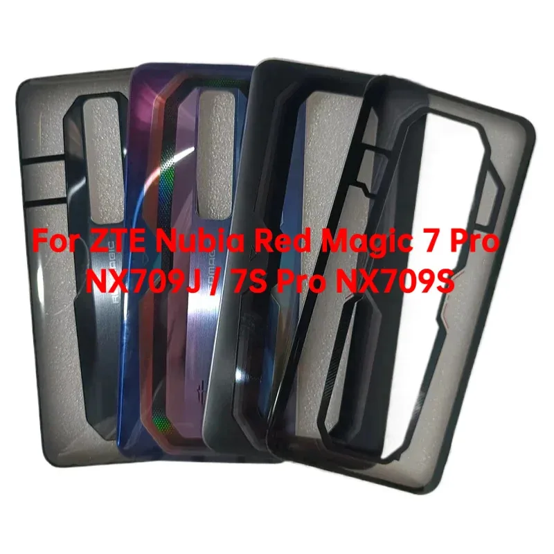 back glass panel For Red Magic 7 Pro NX709J / 7S Pro NX709S Glass Back Cover phone Repair Replace Rear housing Case 
back glass panel For Red Magic 7 Pro NX709J / 7S Pro NX709S Glass Back Cover phone Repair Replace Rear housing Case