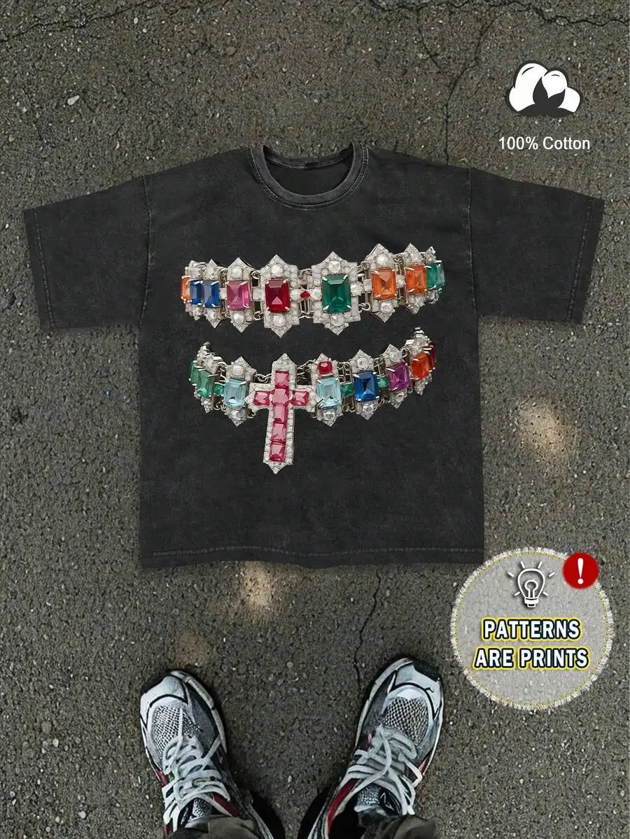 Men Round Neck Short Sleeve Printed Casual T-Shirt
Men Round Neck Short Sleeve Printed Casual T-Shirt