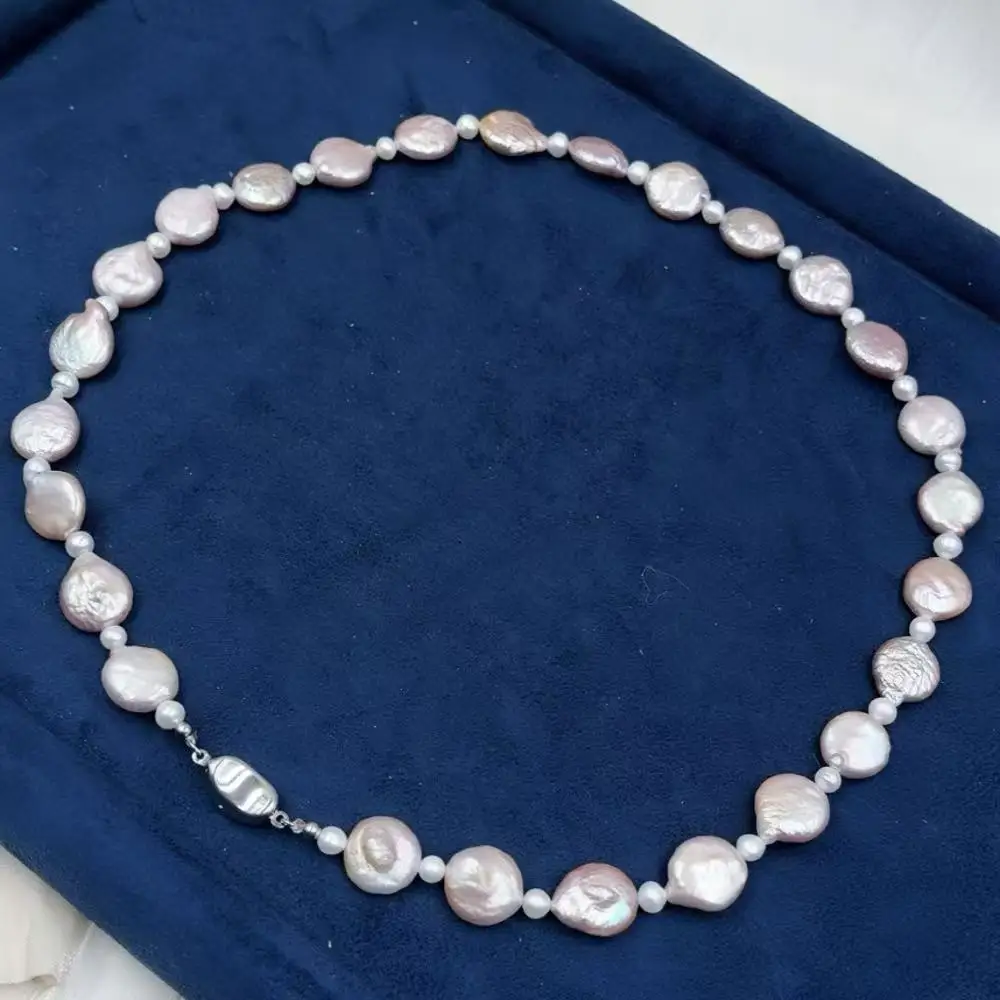 Fashion Women Jewelry Gifts Genuine Purple Natural Freshwater White Coin Pearl Chokers Necklace 17-20inch
Fashion Women Jewelry Gifts Genuine Purple Natural Freshwater White Coin Pearl Chokers Necklace 17-20inch