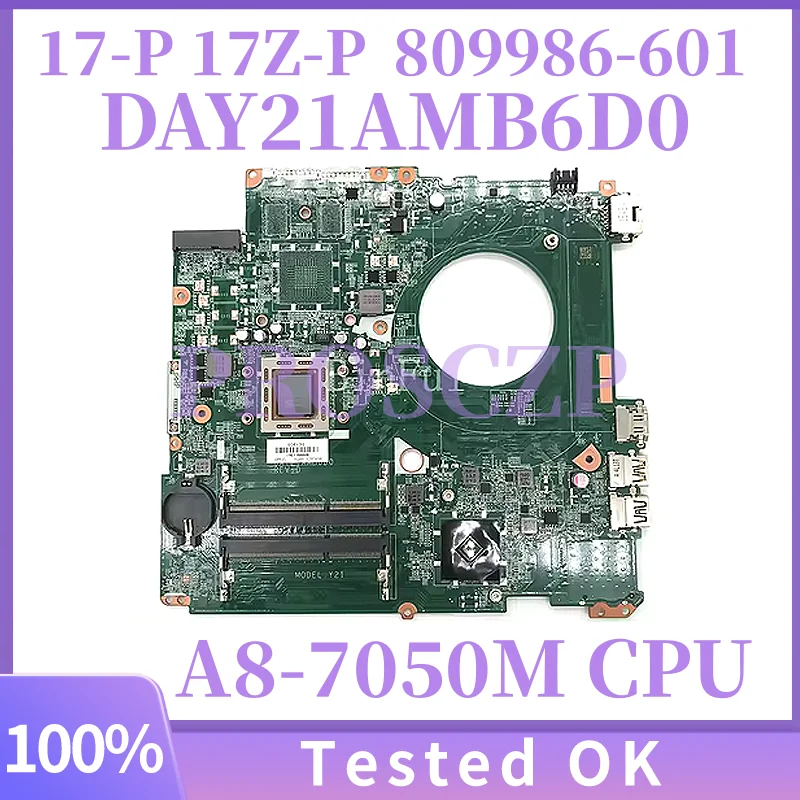 DAY21AMB6D0 809986-601 809986-001 809986-501 для ноутбука HP Pavilion 17 17-P 17-F, материнская плата с процессором A8-7050M, DDR3, полностью протестирована
DAY21AMB6D0 809986-601 809986-001 809986-501 для ноутбука HP Pavilion 17 17-P 17-F, материнская плата с процессором A8-7050M, DDR3, полностью протестирована