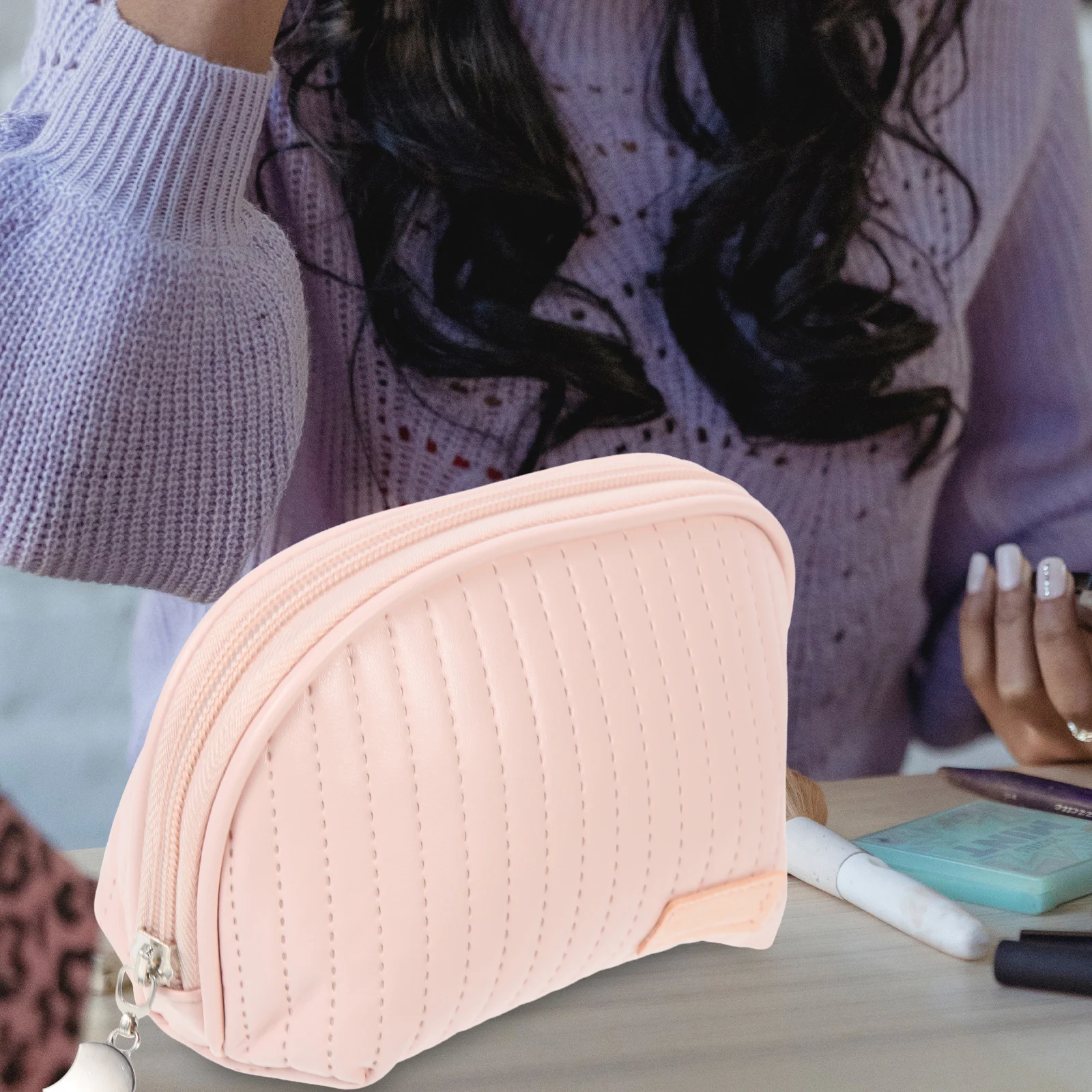 1PCS Makeup Pink Portable Bag Portable Travel Toiletry PU ganizer Pouch Storage Container
1PCS Makeup Pink Portable Bag Portable Travel Toiletry PU ganizer Pouch Storage Container