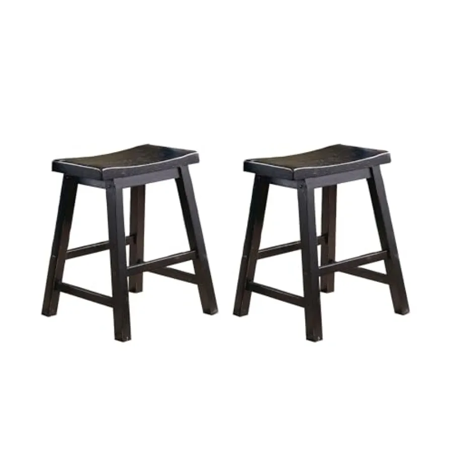 Homelegance Saddleback Solid Wood Kitchen Height Bar Stool Set Of 2 - Saddle Kitchen Stool Dg Height Stools for Dg Armless Chai
Homelegance Saddleback Solid Wood Kitchen Height Bar Stool Set Of 2 - Saddle Kitchen Stool Dg Height Stools for Dg Armless Chai