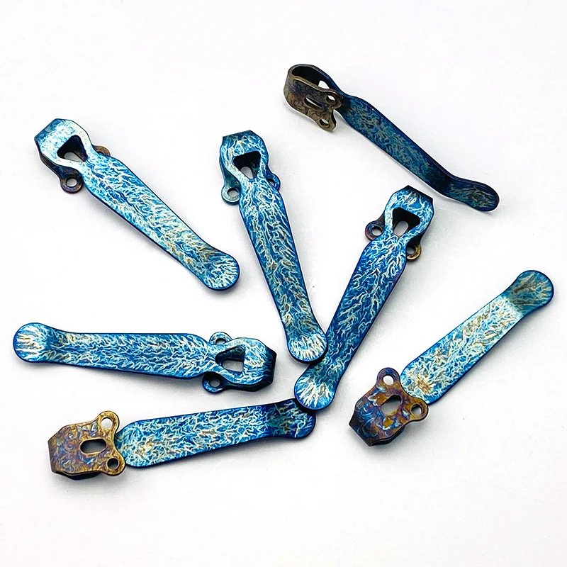 1pc Anodization Titanium Alloy Back Clip for BM 551 Knife DIY Accessories Custom Folding Pocket Knife BM 710 Back Clip parts
1pc Anodization Titanium Alloy Back Clip for BM 551 Knife DIY Accessories Custom Folding Pocket Knife BM 710 Back Clip parts