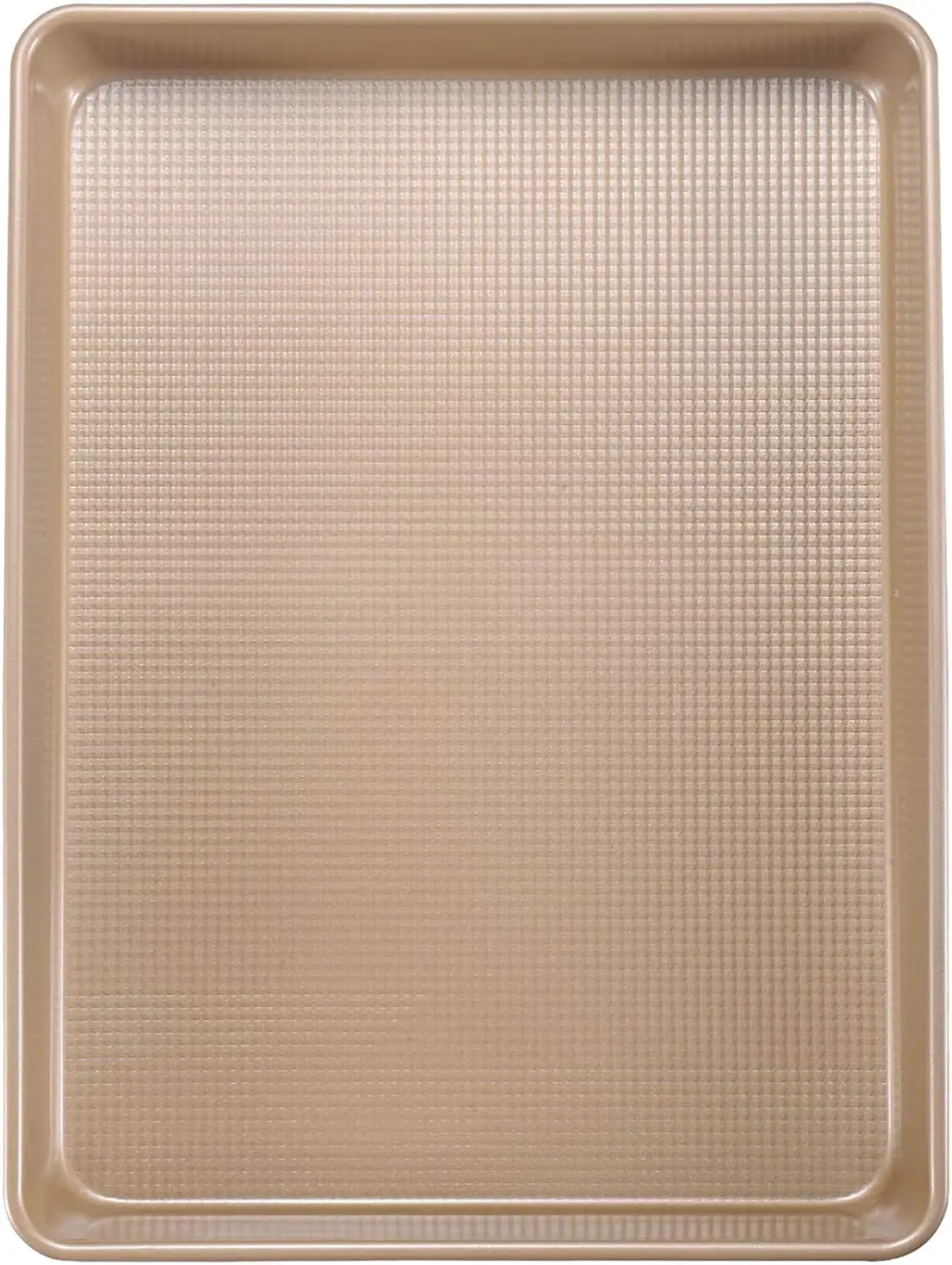 2-Piece Nonstick Baking Sheet Set – Heavy-Duty 0.8mm Quarter & Jelly Roll Pans, Diamond Texture, Gold-Tone, Oven&Air Fryer Safe
2-Piece Nonstick Baking Sheet Set – Heavy-Duty 0.8mm Quarter & Jelly Roll Pans, Diamond Texture, Gold-Tone, Oven&Air Fryer Safe