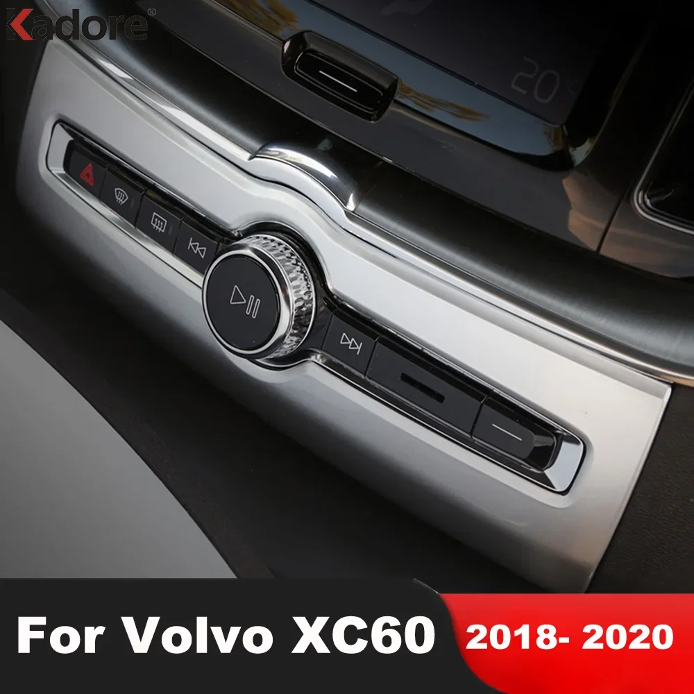 Для Volvo XC60 XC 60 2018-2020 центральный переключатель кондиционера из углеродного волокна кнопка управления панель Крышка отделка аксессуары для интерьера
Для Volvo XC60 XC 60 2018-2020 центральный переключатель кондиционера из углеродного волокна кнопка управления панель Крышка отделка аксессуары для интерьера