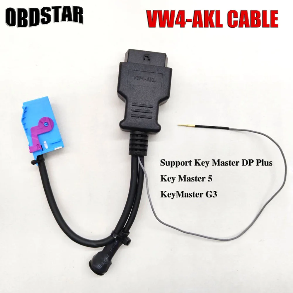 OBDSTAR Original VW4-AKL Cable for VW IMMO IV NEC24C64 & NEC24C32 All Keys Lost Work with X300 Classic G3/X300 DP Plus/X300 Pro4
OBDSTAR Original VW4-AKL Cable for VW IMMO IV NEC24C64 & NEC24C32 All Keys Lost Work with X300 Classic G3/X300 DP Plus/X300 Pro4