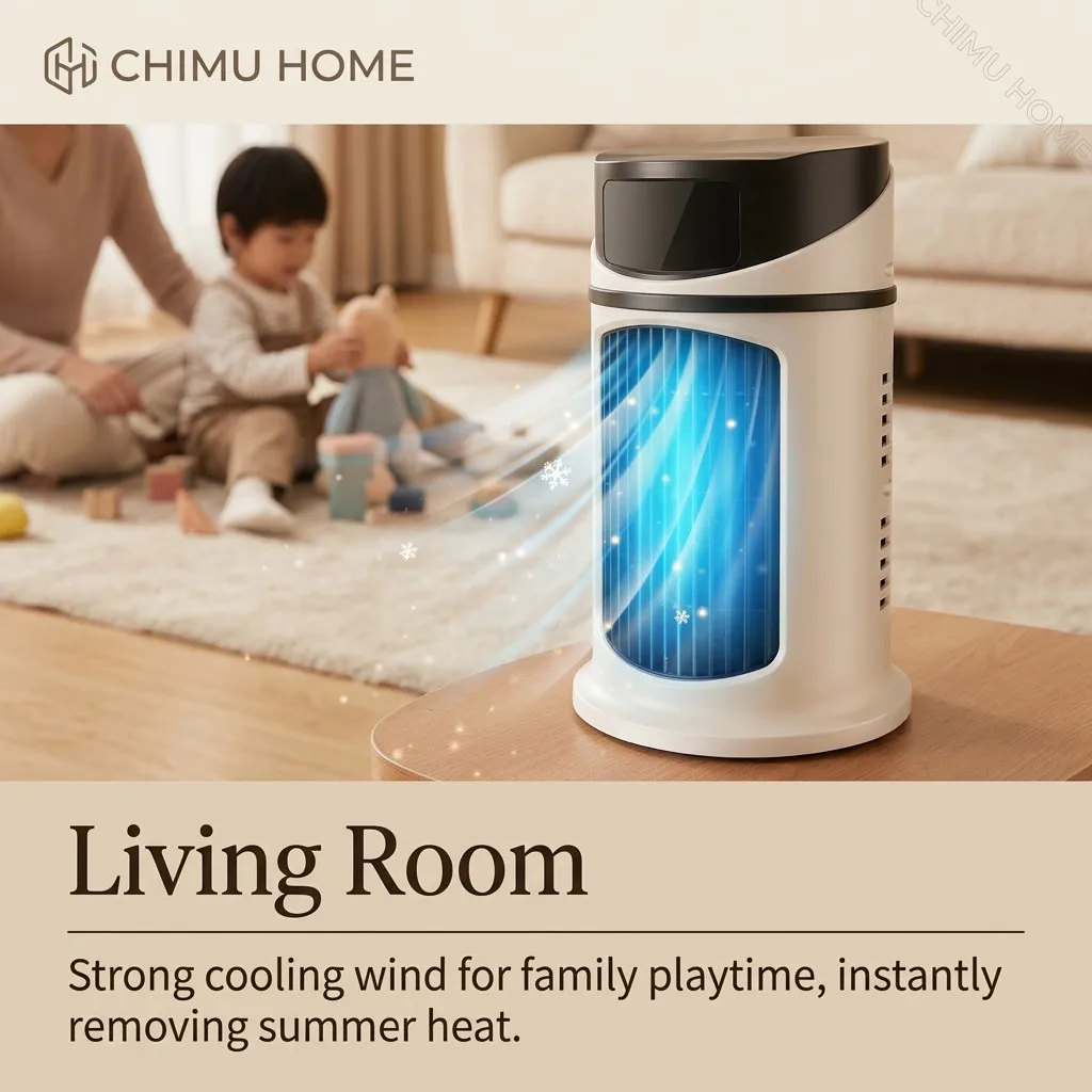 【CHIMU HOME】 Portable Mist Desktop Fan, USB Cooling Air Cooler Humidifier, 6-Speed Silent Desktop Fan for Home Office Bedroom
【CHIMU HOME】 Portable Mist Desktop Fan, USB Cooling Air Cooler Humidifier, 6-Speed Silent Desktop Fan for Home Office Bedroom